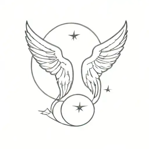 Wings And Half Moon Rising