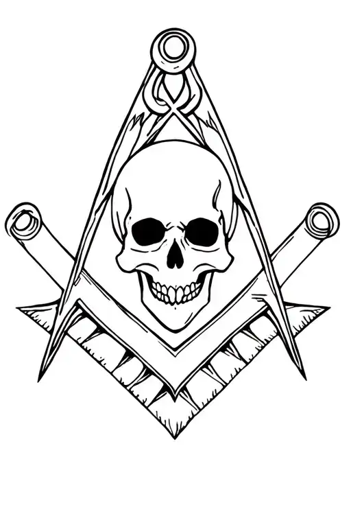 Skull And Mason Symbol Incorporated