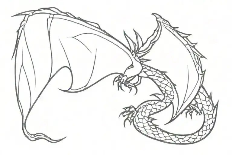 Non Fierce Dragon Curved