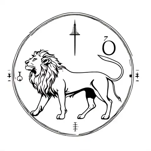 Astrological Sign Lion And Balance And Bull