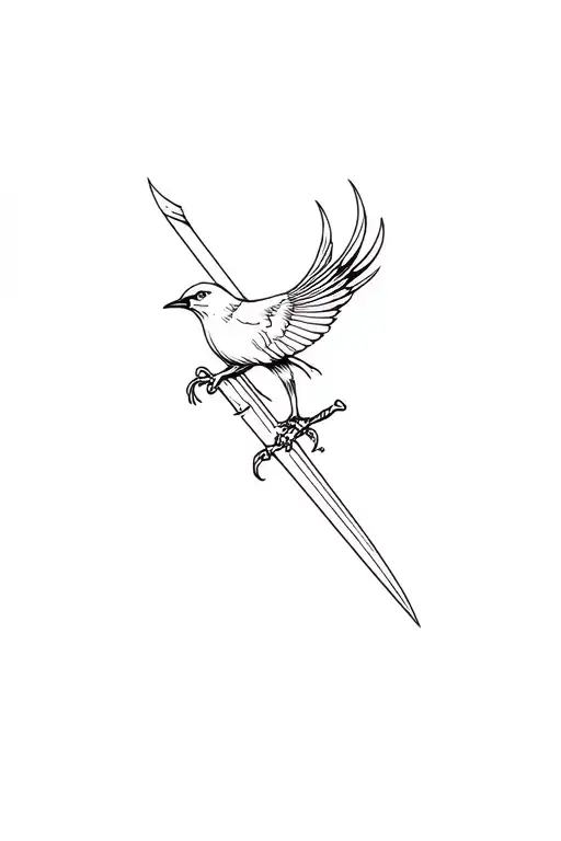 Bird With Sword
