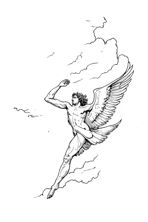 Icarus Falling From Sky
