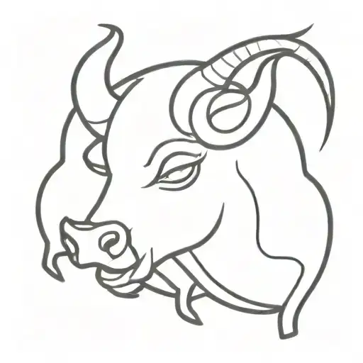 Small Anime Taurus Symbol