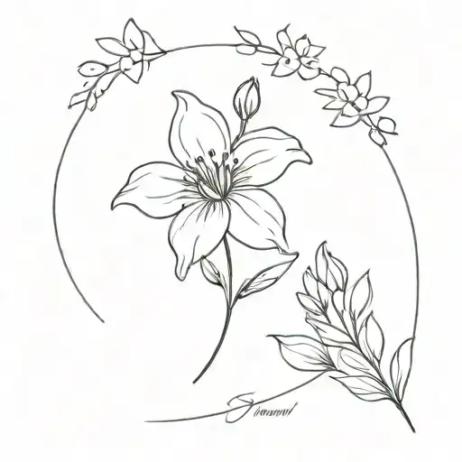 May July November Birth Flower Bouquet