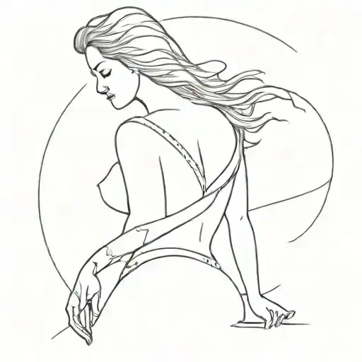 Freedom And Strong Woman