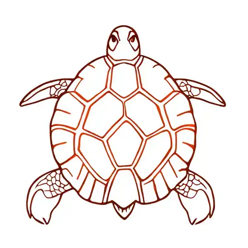 A Turtle That Has The Reunion Island As Shell