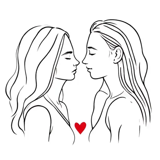 Common Tattoo With Her Sister To Illustrate Our Love And Connection