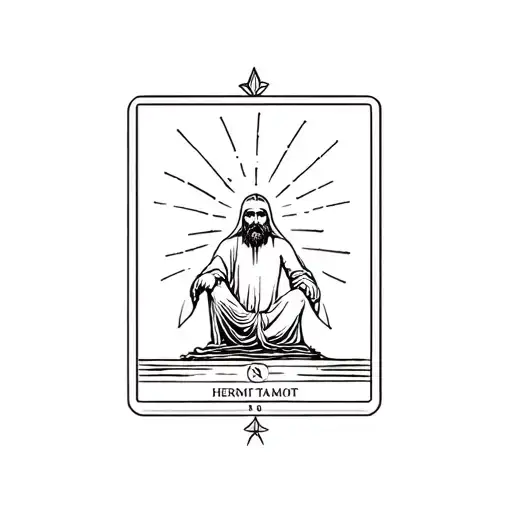 Hermit Tarot Card