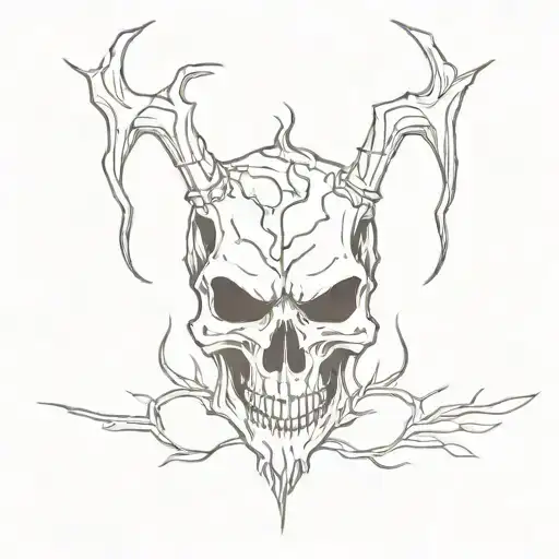 Forest Demon Skull