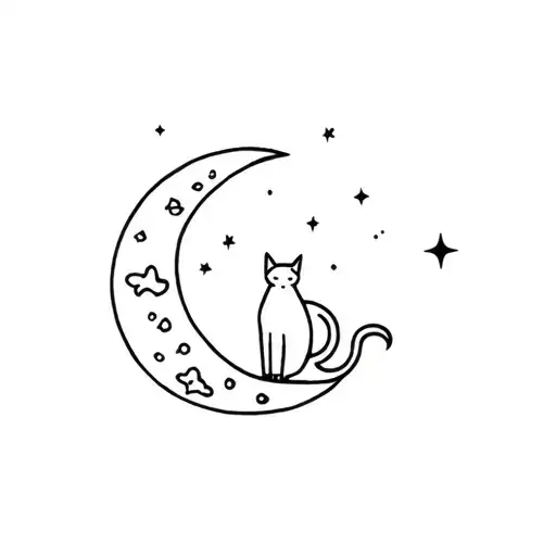 Cat On The Moon