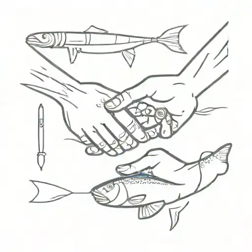 Armwrestling And Fishing
