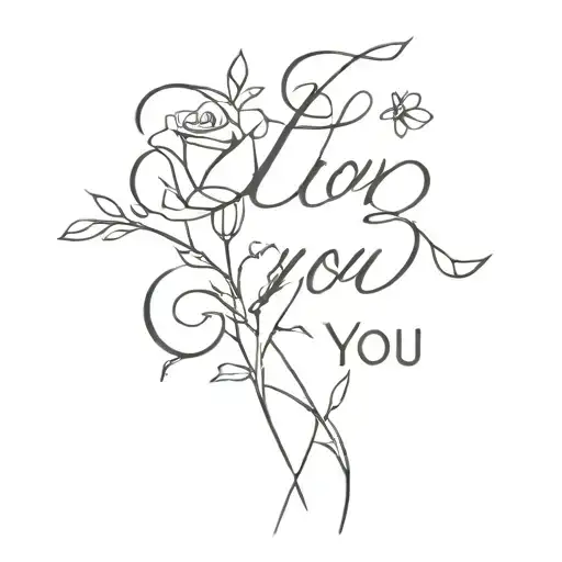 Dainty Flowers With Cursive Words I Loved You At Your Darkest Beneath The Flowers Vertically