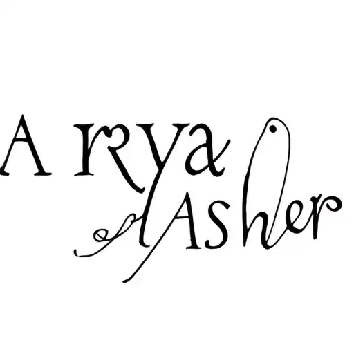 Lettering Arya&asher