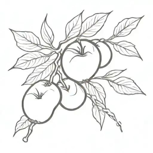 Create Jujube With A Paint Brush Tattoo Drawn In Fine Line