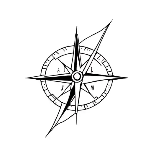 Fineline Compass Design