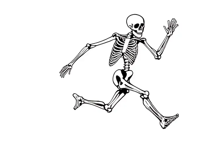 Running Skeleton