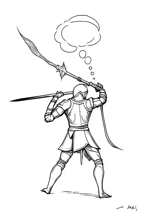 Overthinking Knight Fighting