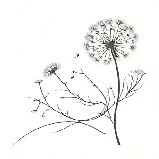 Dandelion Semicolon Without Stems