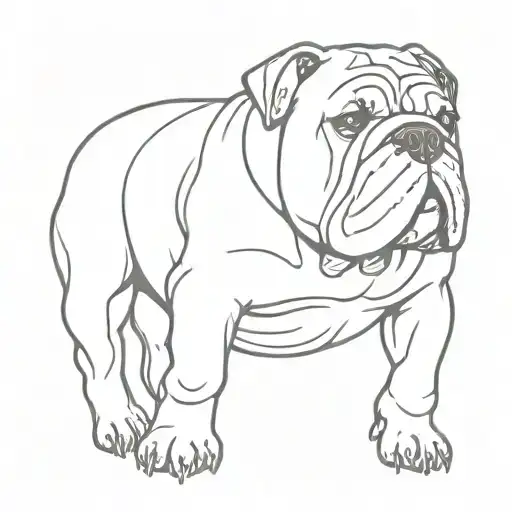 English Bulldog Soccer Ball