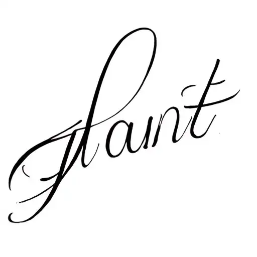 Gant Script Cursive Writing