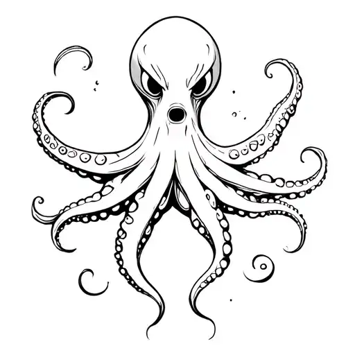 Angry Octopus Wrapped Tightly