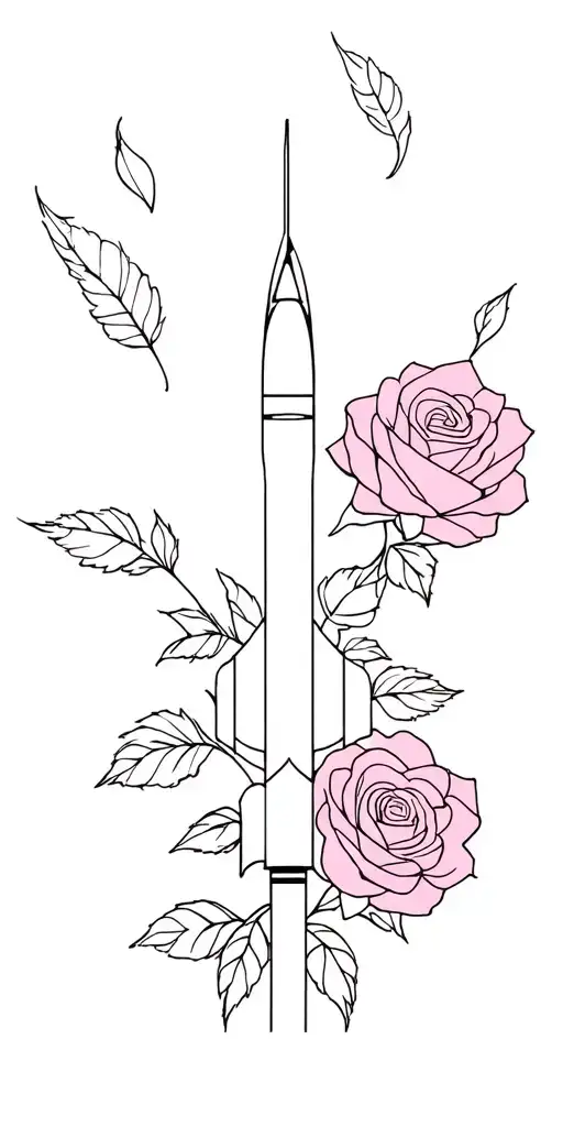 Missle With Roses
