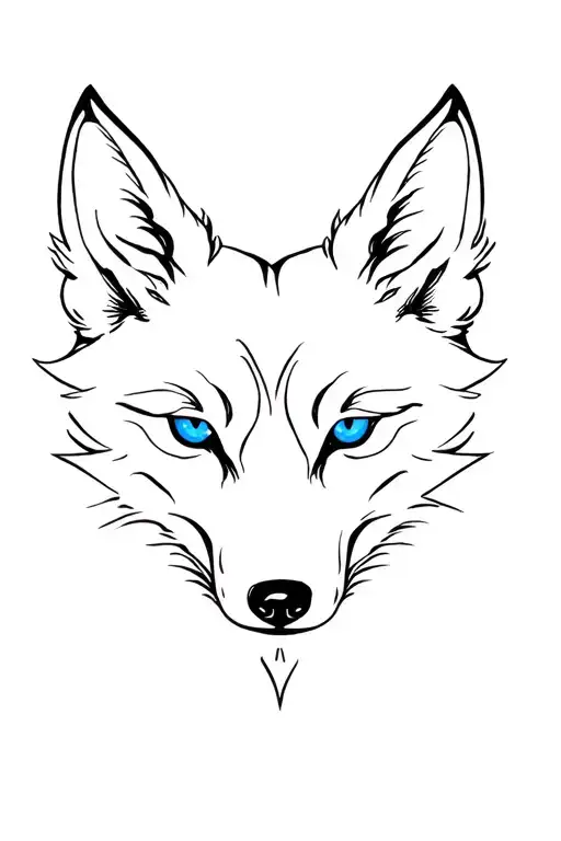 Wolf Blue Eyes