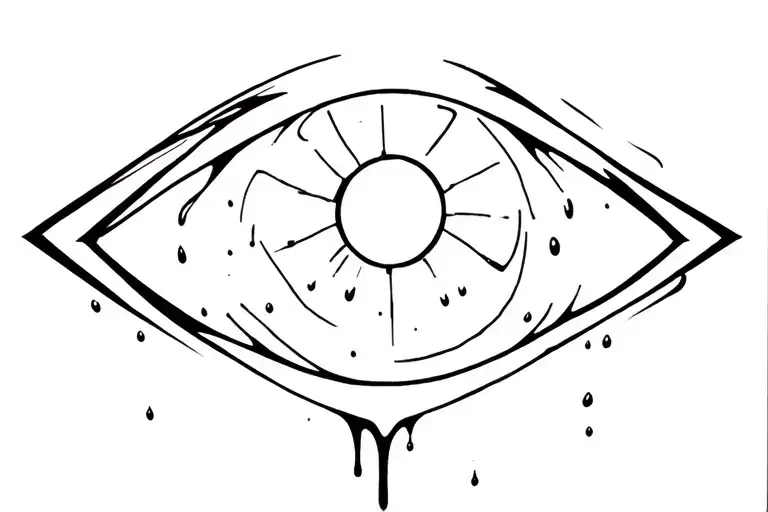 Bleeding Eyeball Emotional Demon