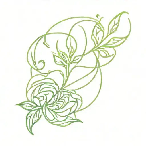 Chartreuse Logo Fine Line Art
