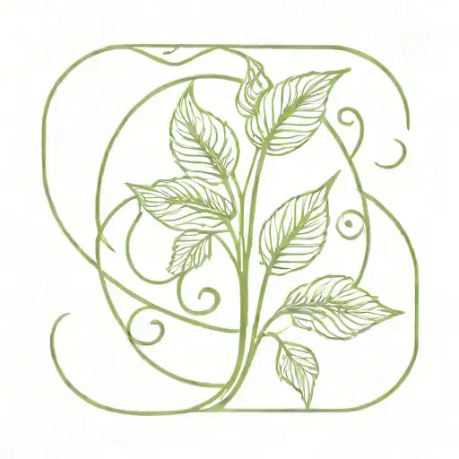 Chartreuse Logo Fine Line Art
