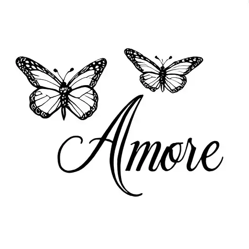 Butterflies And The Word Amore