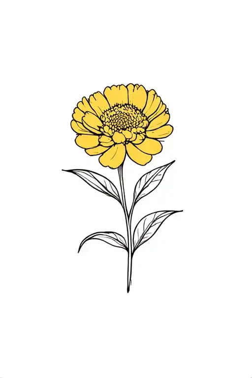 Fine Line Marigold