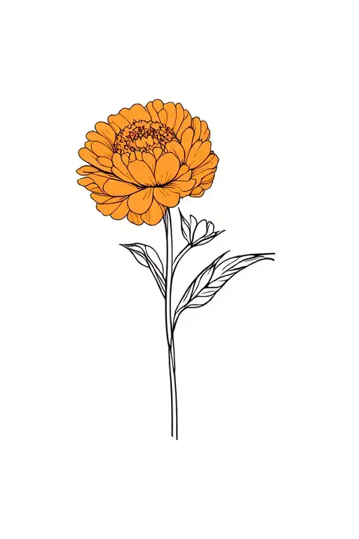 Fine Line Marigold