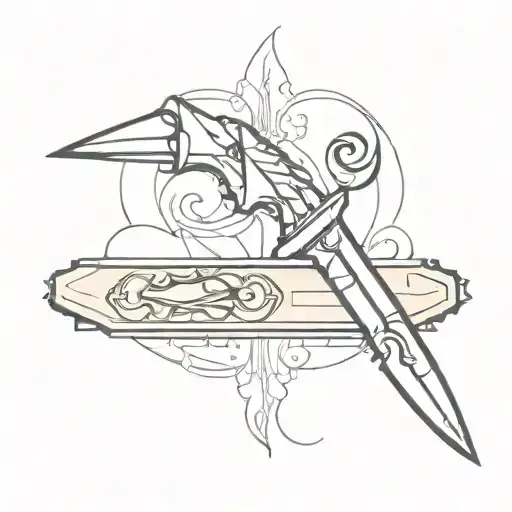 Gothic Style Pocket Knife