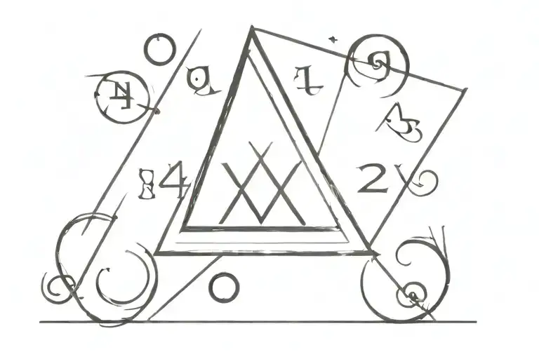 August 3Rd 2024 In Roman Numerals With Clown Triangle Next To It