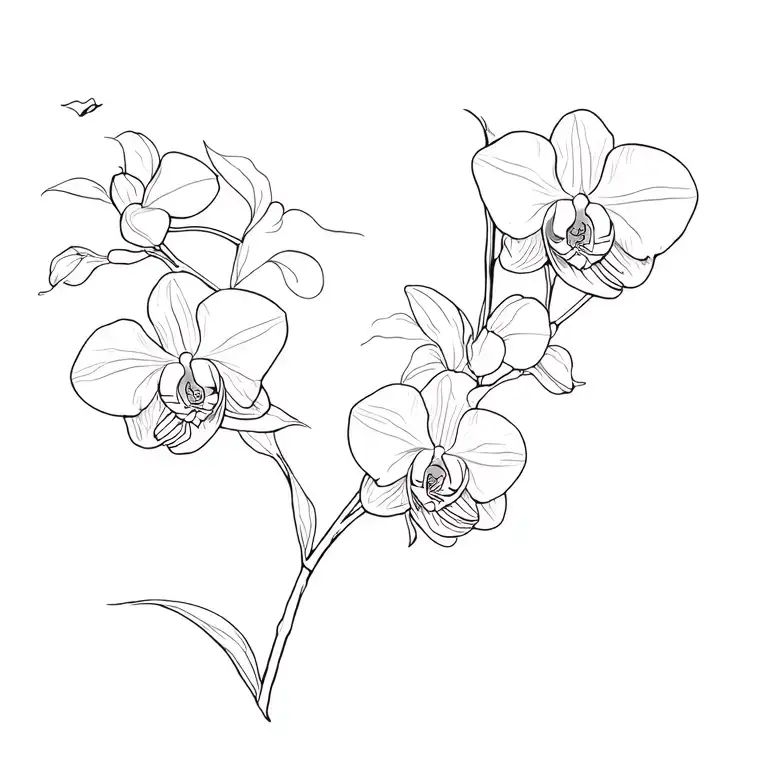 Tattoo With Orchids Incorporated