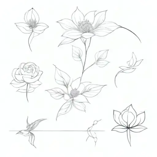 Sleek Minimal Line Art