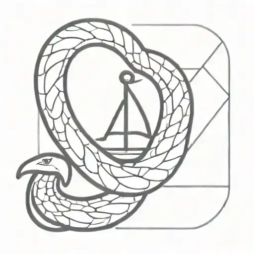 Asklepios Snake On Hamburg Anchor