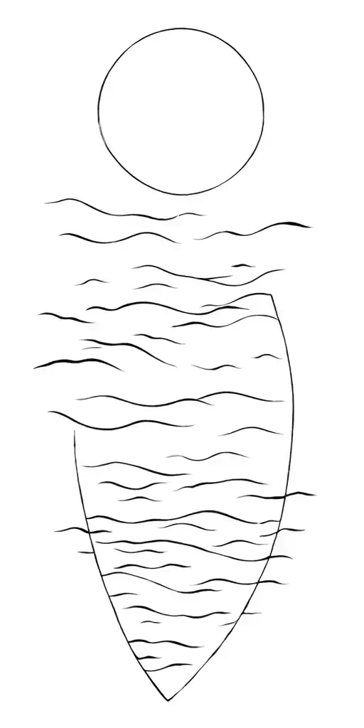 Ocean Scene Inspired