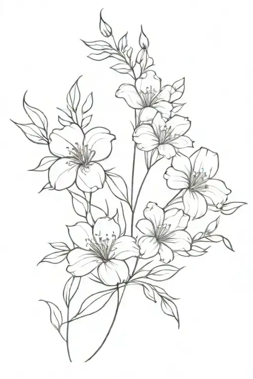 Wrap Around Floral Arm