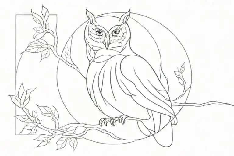 Owl And Soul Leaving Her Body