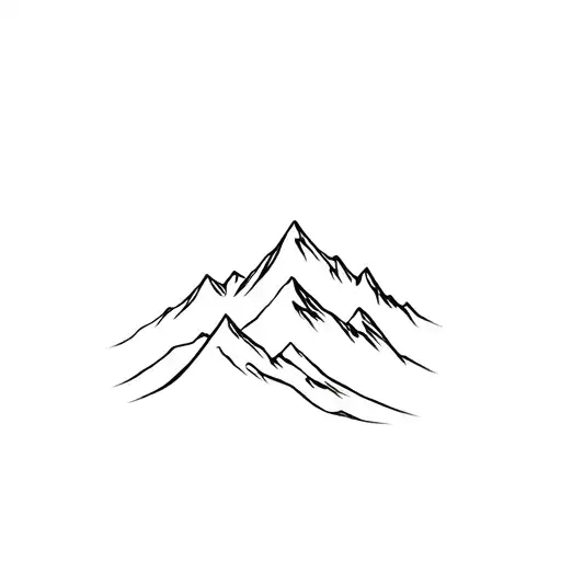 Vignemale The Mountain In Fine Line