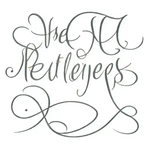 The Word Relentless In Lowercase Script