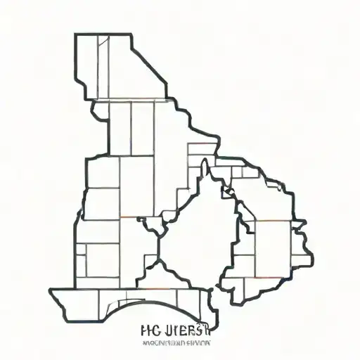 New Jersey With A Brick Design