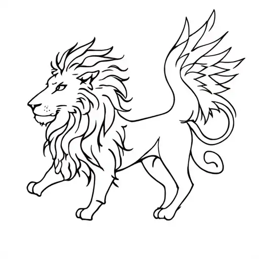 Phoenix And Lion