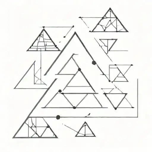 Vector Triangles Black Filled