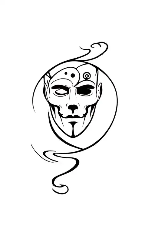 Jack With All Symbols Half Inside Water