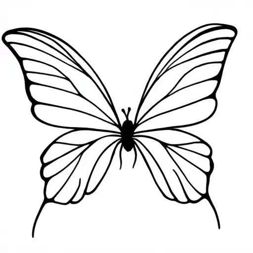 Dainty Butterfly Wings