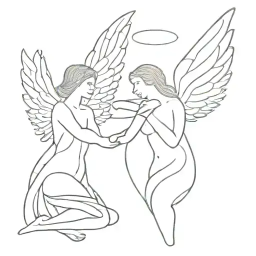 Angel And Davil And 13