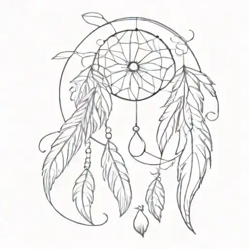 Angel Wings Dream Catcher